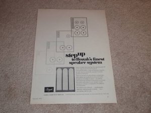 Bozak Concert Grand Speaker Ad, 1971, Article, Nice Ad!