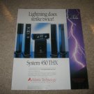 Atlantic Technology System 450 THX Ad from 1997