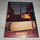 Audio Research D240 Power Amplifier Ad from 1992