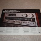 Sony 7800 Receiver Ad,2 pgs,specs,color,Features, Nice!