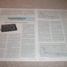 Nakamichi 630 Preamp Tuner Review,1977,3 pgs,FULL TEST