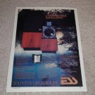 ESS amt 1 Speaker Ad,Article, Color, Beautiful! Rare!