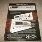 DENON Receiver Ad from 1983 DRA-700, DRA-400,300