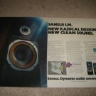 Sansui LM-330,220,110 Speakers Ad from 1975,RARE!