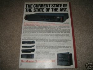 NAD CD PLAYER Monitor Series 1983 Ad