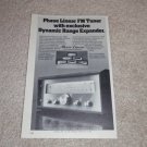 Phase Linear FM Tuner Ad,5000, Article, 6"x9"