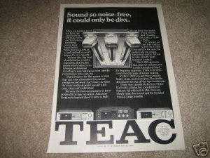 Teac Cassette Deck Ad from 1981,V-3rx,C-rx,V-5rx