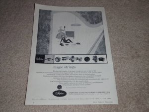 Stephens Speaker Ad, 1956, Entire Line, Horns, Woofers