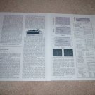 McIntosh MAC-1500 Receiver Review, 2 pgs, 1966, Specs