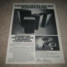 Phase Linear P-500 Series Speakers Ad from 1981