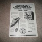 Teac X3 Vintage Ad 1980 X-3