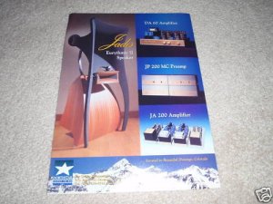 JADIS Eurythmie II,DA 60 Tube Amp,JP 200,JA 200 Ad 1995
