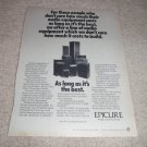 Epicure Speaker Ad from 1974, Entire Line!