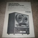 Teac A-4010S Ad from 1968, beautiful!