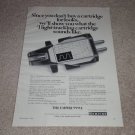 Empire Ad, 1968, 999ve Cartridge, Article, Specs