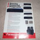 Parasound D/AS-1000II Amp,900 Tuner,VF-900 CD,HX-600 Ad