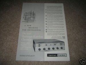 Harman Kardon Chorale Integrated Amp Ad from 1959 II