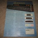 Heathkit Modulus AD from 1975,QUAD! Rare Ad! High End!