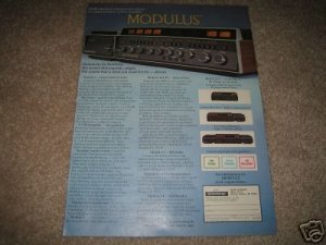 Heathkit Modulus AD from 1975,QUAD! Rare Ad! High End!