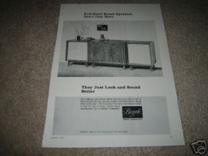 BOZAK B-300 Speakers Ad from 1967,nice!