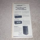 Bozak 929 Amp,919 Control Ctr,Monitor C Speaker Ad 6x9"