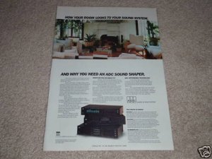 ADC Equalizer Ad, 1985,SS-412x,SS-117ex,SS memory VIII