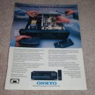 Onkyo DX-5700 CD Player Ad, 1990, Inside view!