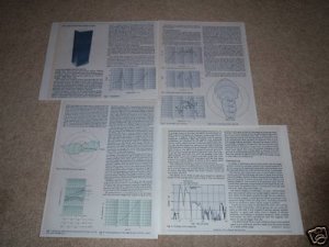 Polk Model Nine Speaker,9,4 pgs,1974,Full Test,RARE!