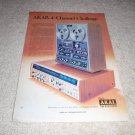Akai GX-280d-SS Open Reel Deck Ad, AS-980 QUAD 1975
