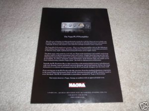 Nagra PL-P TUBE Preamp Ad from 1997,very rare!