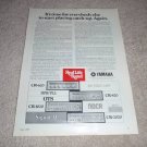 Yamaha CR-2020,1020,820,620 Receiver Ad from 1977
