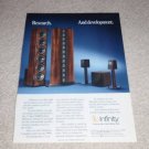 Infinty Reference Std V System,Modulus Ad,1989,1 pg