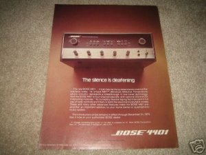 BOSE 4401 QUAD Preamp AD from 1974,retro,nice!