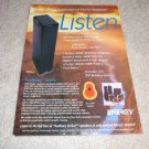 Energy Audissey APS 5+2 Speaker System Ad from 1998