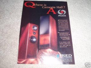 Fried Studio V Speaker Ad from 1994, Beautiful!