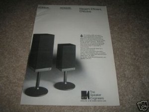 KEF Model 304,303 Speakers Ad from 1979