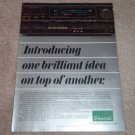 Sansui S-X1130 Receiver Ad, 1986, AV, AM Stereo! RARE!