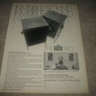 ADS 910 Speaker Ad from 1975