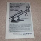 Electro-Voice Microphone Ad, 1972,1710, Article 6"x9"