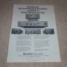 Boulder Modular Pre, 500 Amplifier Amp Ad,1988, Article