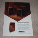Klipsch Ad,Klipschorn,Cornwall,Forte,KG4, Article, 1993