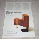 Infinity Qa Speaker Ad, 1977,Article, Rare Ad!