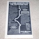 Celestion SL-6 Speaker Ad, Article, 1982, 6"x9"