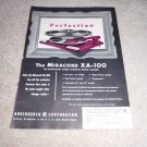 Miracord XA-100 RARE Turntable Ad, 1954, Excellent