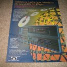 California Audio Labs Icon Cd Player AD from 1989