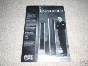 Martin Logan SL3 Ad from 1996, rare!