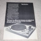 Technics SL-1301,1401 Turntable Ad, 1978, very rare!