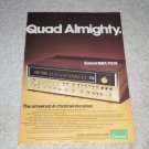 Sansui QRX-7001 Receiver Ad,1975,color, Nice!