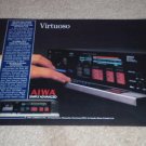 Aiwa AD-F990 Cassette Ad, 1984, Article, Rare Deck Ad!