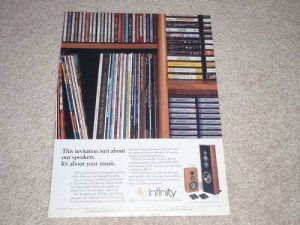 Infinity Kappa 8, RS 4000 Ad, 1988, Article, Nice Ad!